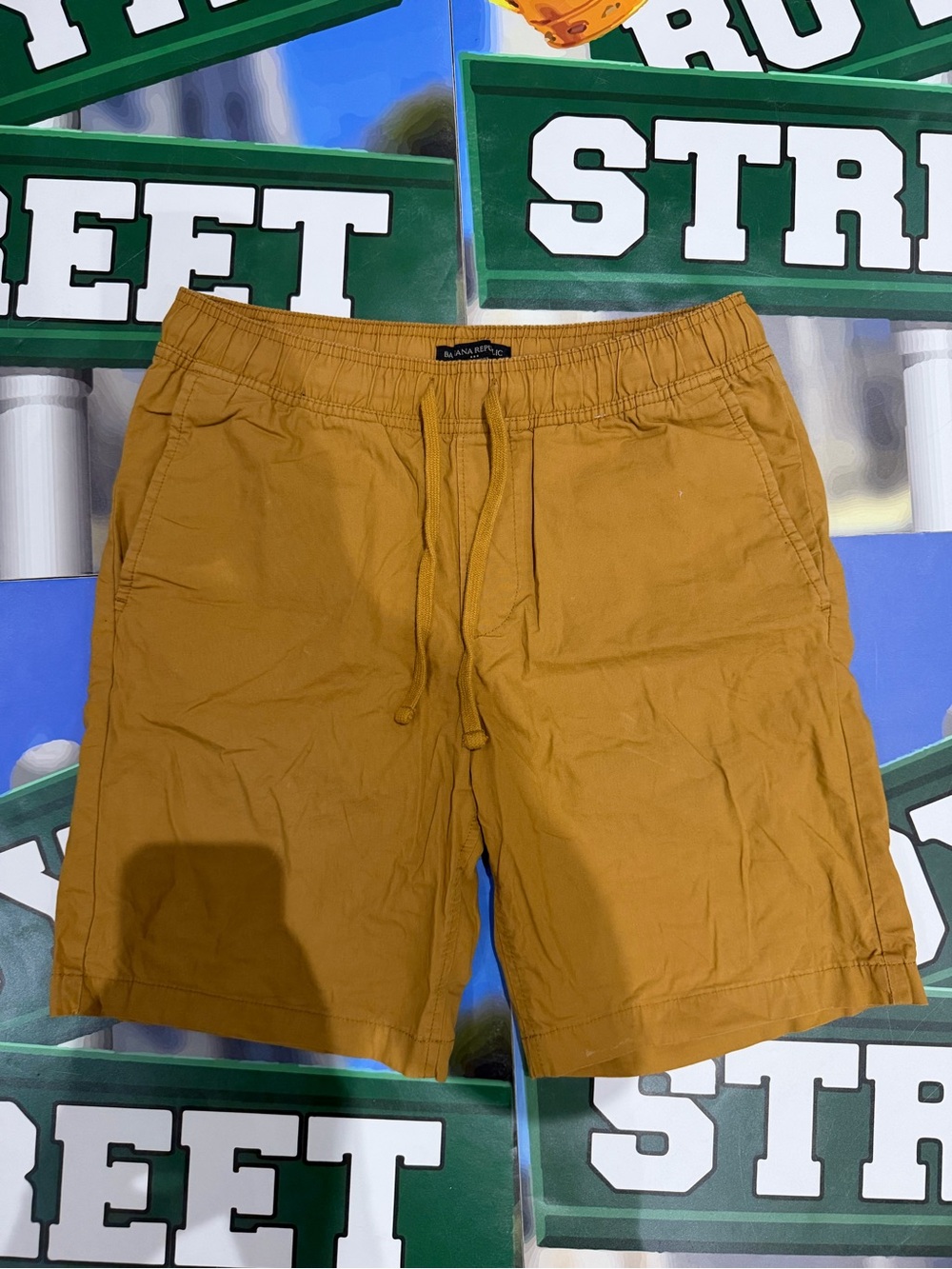 Men's banana republic khaki style Casual Drawstring Shorts